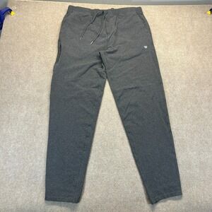 Mack Weldon Sweatpants Men's XL Gray Elastic Waist Drawstring Tapered 30"